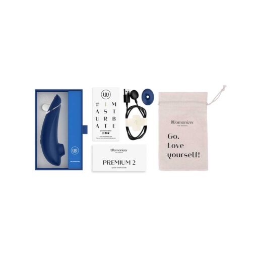 Stimulator Womanizer Premium 2 continut cutie