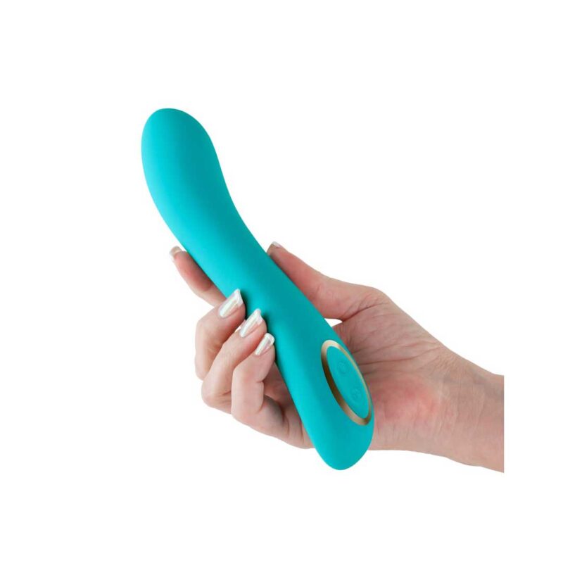 Vibrator Obsessions Zeus Light Green palma
