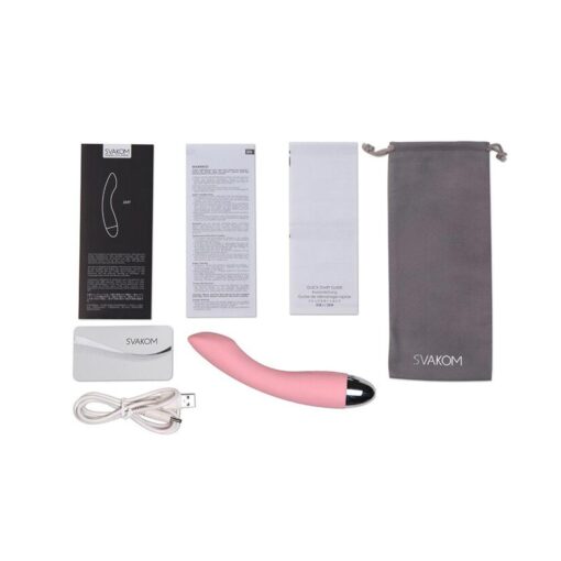 Vibrator Punct G Svakom Amy Pink - imagine 4