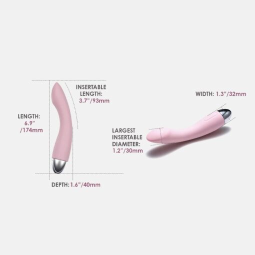 Vibrator Punct G Svakom Amy Pink - imagine 5