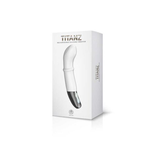 Vibrator Punct G Titanz 7inch Ivory White