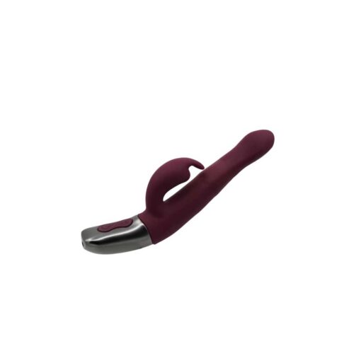 Vibrator Rabbit Titanz 8.5inch Rubine Red butoane