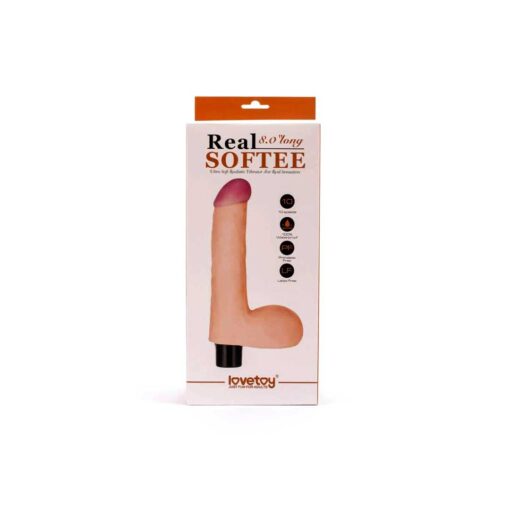 Vibrator Realistic Real Softee 8inch