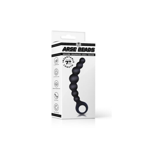 Bile Anale NMC Arse Beads 7inch Ribbed