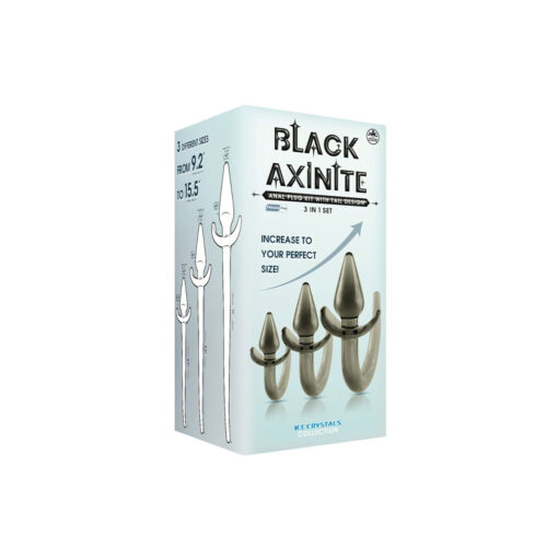 Set Buttplug NMC Blak Axinite 3 in 1 Tail Design