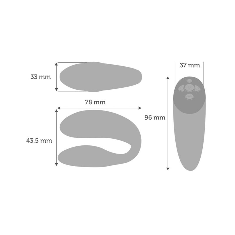 Vibrator Cuplu We-Vibe Chorus Oranj