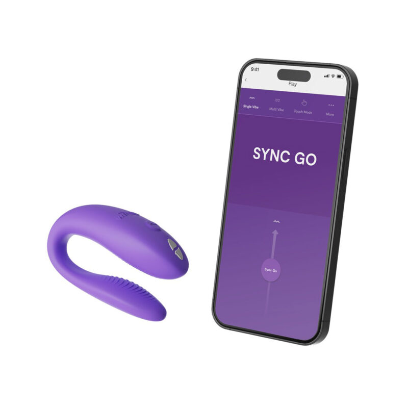Vibrator Cuplu We-Vibe Sync Go Purple