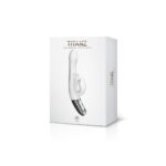 Vibrator Rabbit Titanz 8.5inch Ivory White