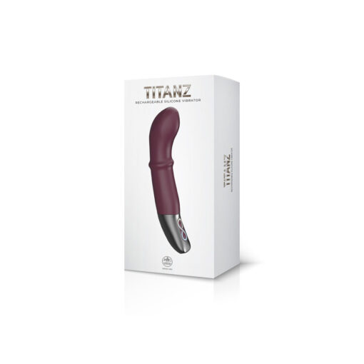 Vibrator Titanz 7inch Rubine Red
