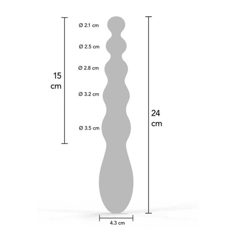 Butt Plug Anal Vibrant Beaded Hidden Desire - Stimulare Exploziva si Dimensiuni Impunatoare