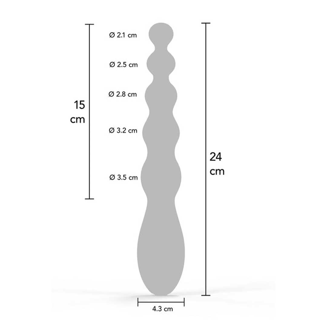 Butt Plug Anal Vibrant Beaded Hidden Desire - Stimulare Exploziva si Dimensiuni Impunatoare