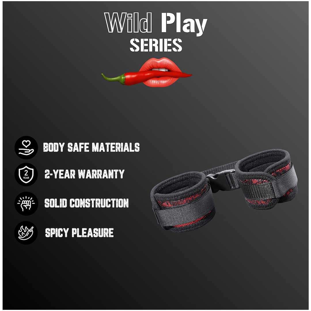 Cătușe Handcuffs Wild Play - Control Reglabil si Siguranta