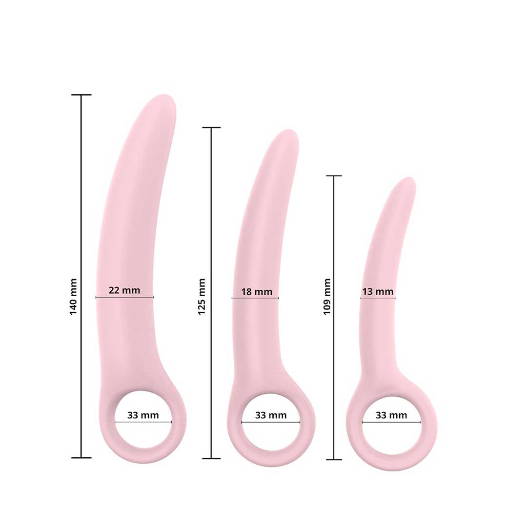 Set Dilator Vaginal Sweet Play - Silicon Medical pentru Rejuvenare Progresiva
