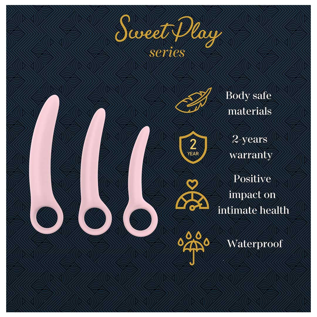 Set Dilator Vaginal Sweet Play - Silicon Medical pentru Rejuvenare Progresiva