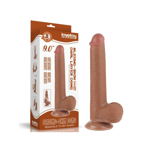 Dildo Lovetoy 9inch Brown