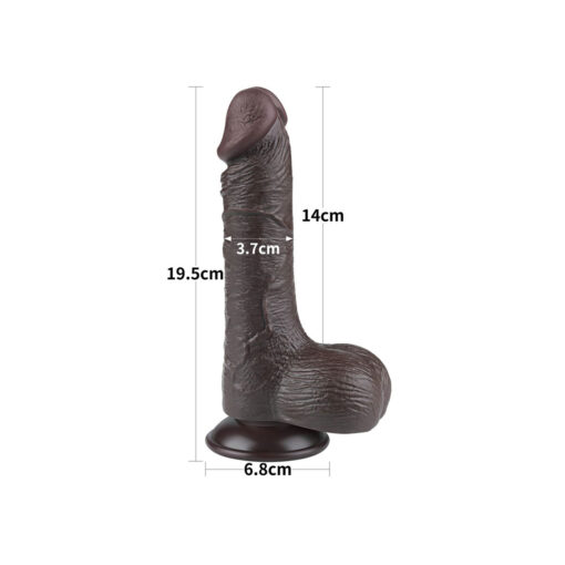 Dildo Lovetuy Negru 7.5inch