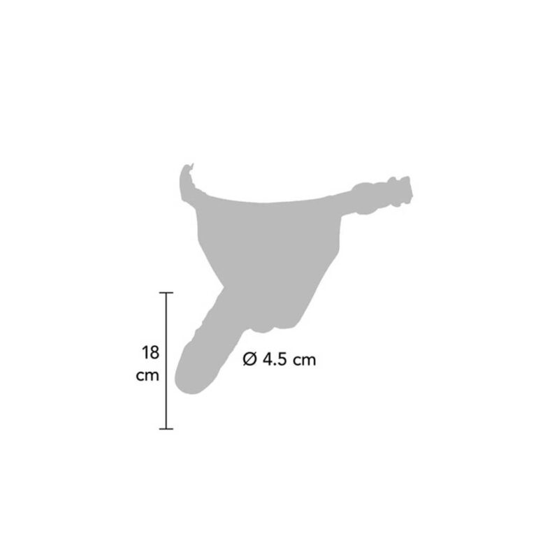 Strap On ToyJoy Super Woman 18 cm – Ham Confortabil Bretele Moi si Dildo Lung Inclus