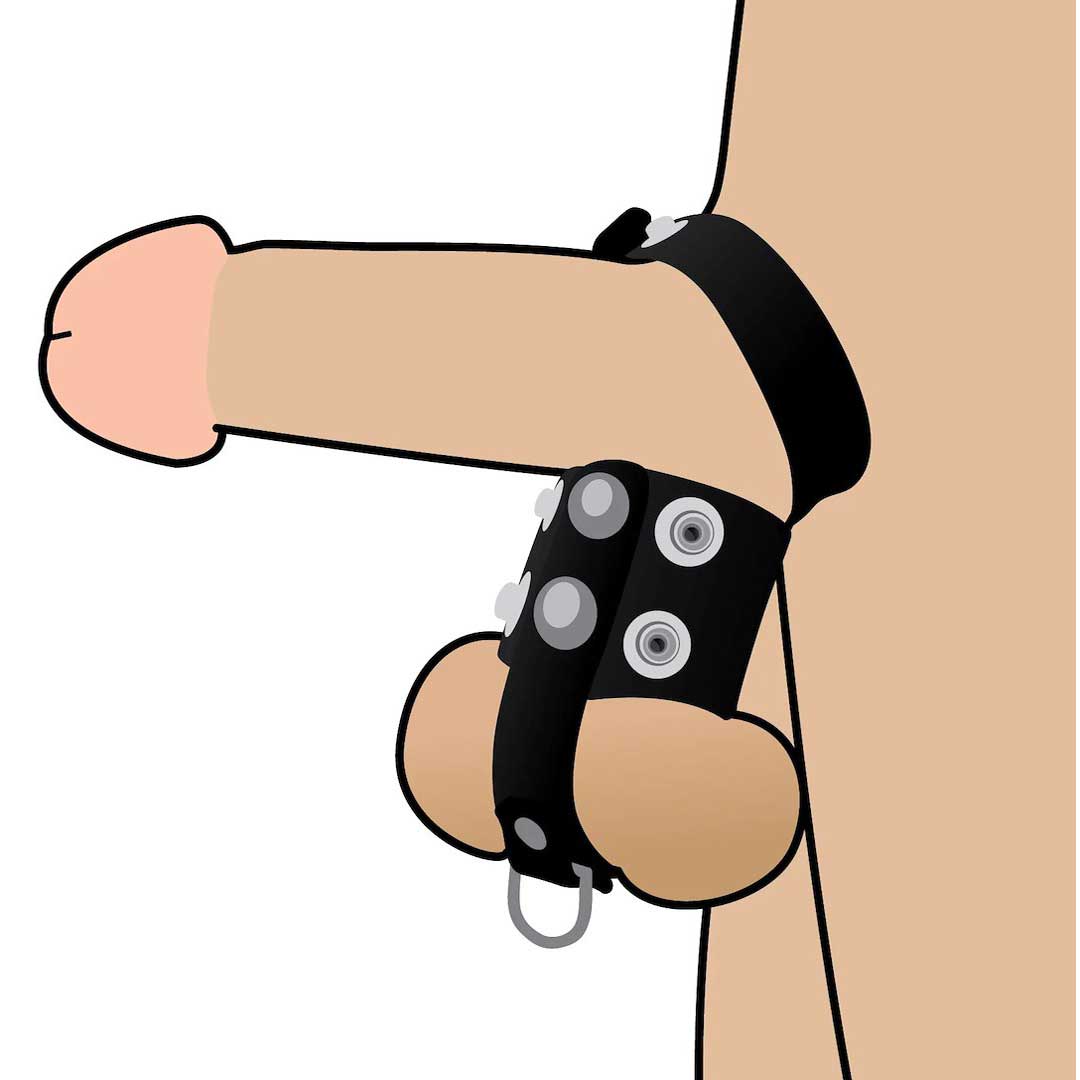 Manson Cock and Ball Strap Wild Play - Control, Fermitate si Senzatii Tari