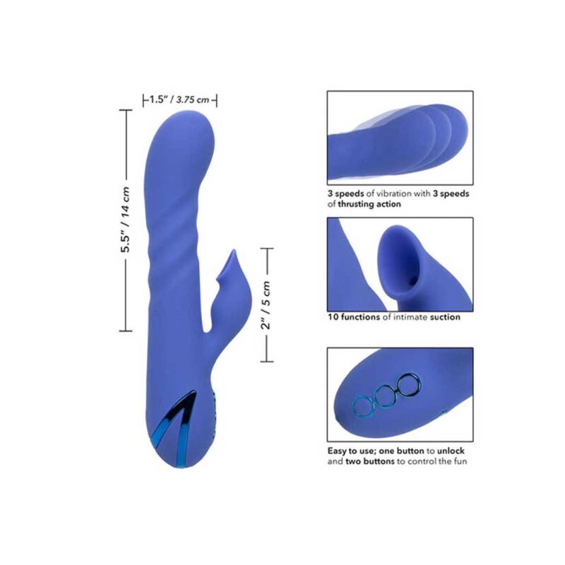 Vibrator Triplu-Acțiune L.A. Love - Control și Extaz