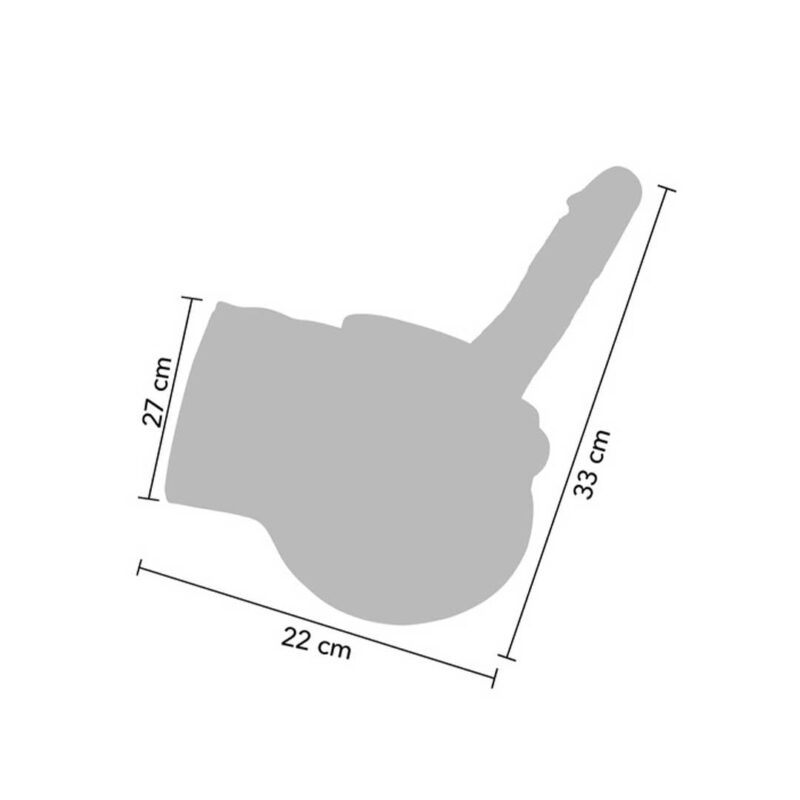 Masturbator Realist TPE Ride My Hard Dick - 18 cm Plenitudine Masiva