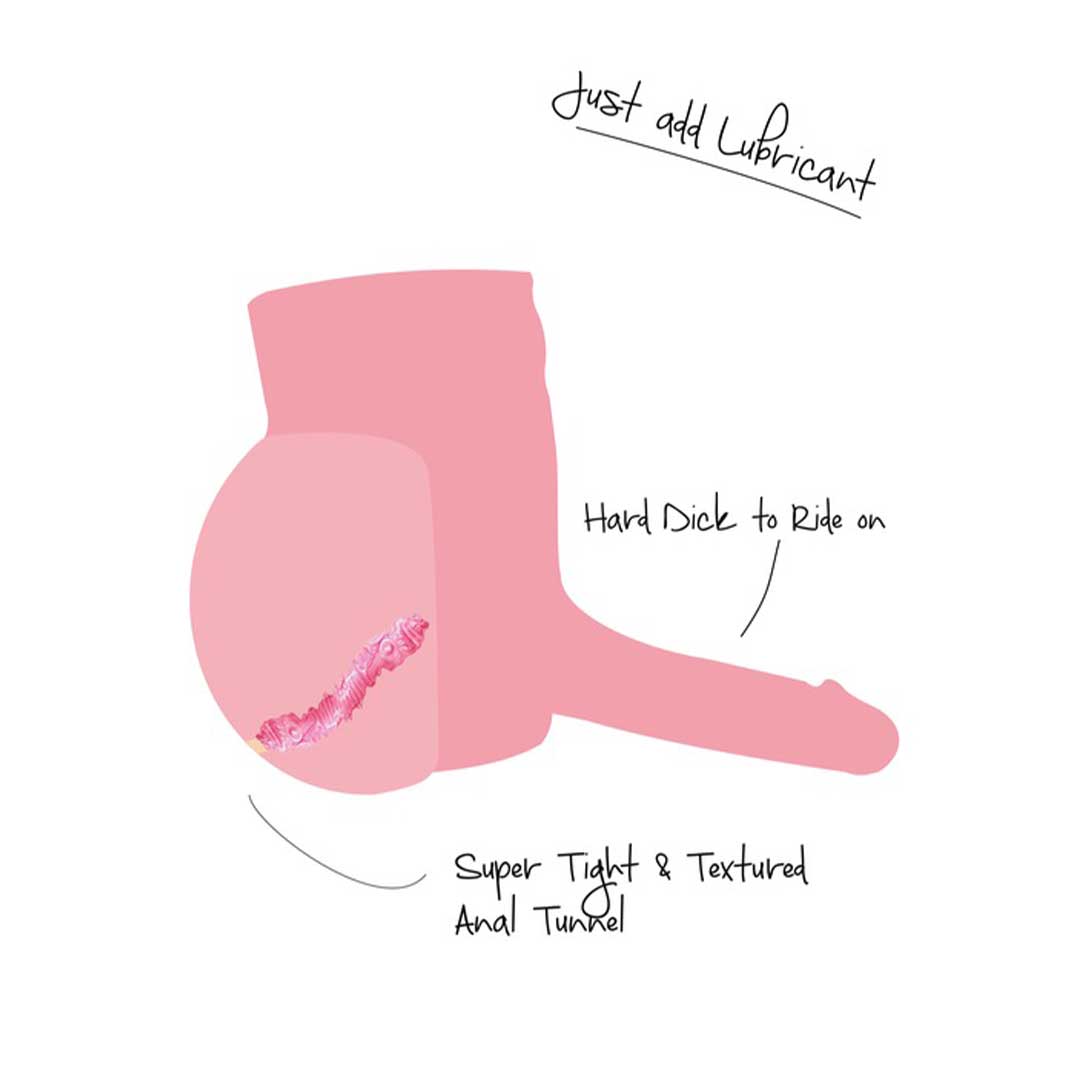 Masturbator Realist TPE Ride My Hard Dick - 18 cm Plenitudine Masiva