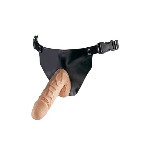 Strap On ToyJoy Super Woman 18 cm – Ham Confortabil Bretele Moi si Dildo Lung Inclus