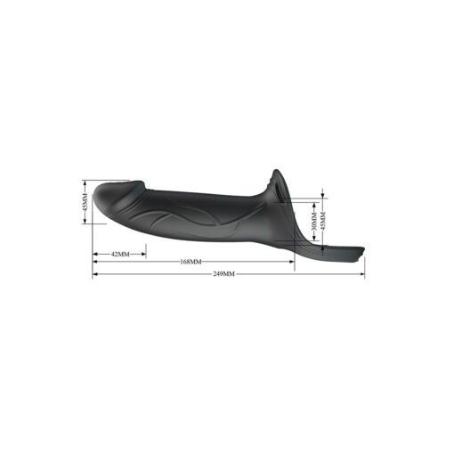 Strap On Unisex Pretty Love Negru