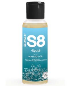 Ulei de Masaj Stimul8 S8 Refresh - Prună Franceză și Bumbac Egiptean