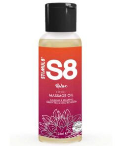 Ulei de Masaj Stimul8 S8 Relax - Ceai Verde și Flori de Liliac