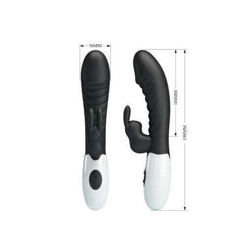 Vibrator Pretty Love Naugthy Bunny Negru