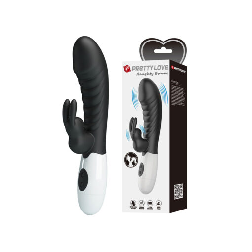 Vibrator Pretty Love Naugthy Bunny Negru