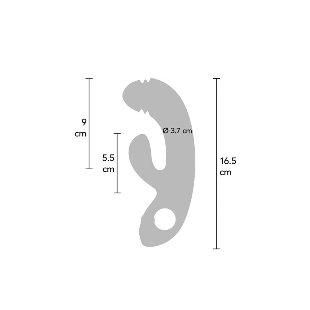 Vibrator Dual Xacoon Harmony G-Spot – 9 Moduri de Vibratii Silicon Premium si Atingere Multi-Dimensionala
