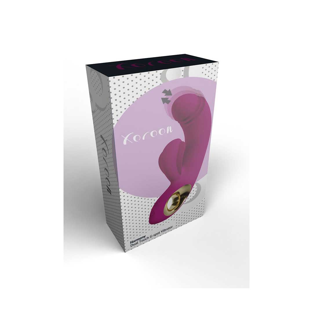 Vibrator Dual Xacoon Harmony G-Spot – 9 Moduri de Vibratii Silicon Premium si Atingere Multi-Dimensionala