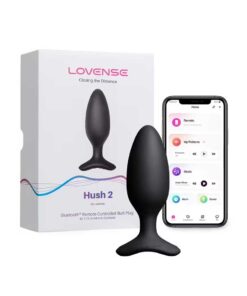 BUTT Plug Hush 2 Lovense - Control Aplicatie Joc la Distanta si Vibratii Puternice