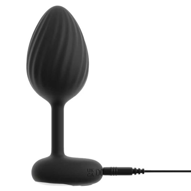 Set Butt Plug Vibratii ANOS - 3 Marimi 10 Moduri de Vibratii Telecomanda si Silicon