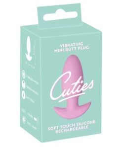 Dop Anal Vibrant Mini - 7 Moduri, Silicon Catifelat si Baza de Siguranta