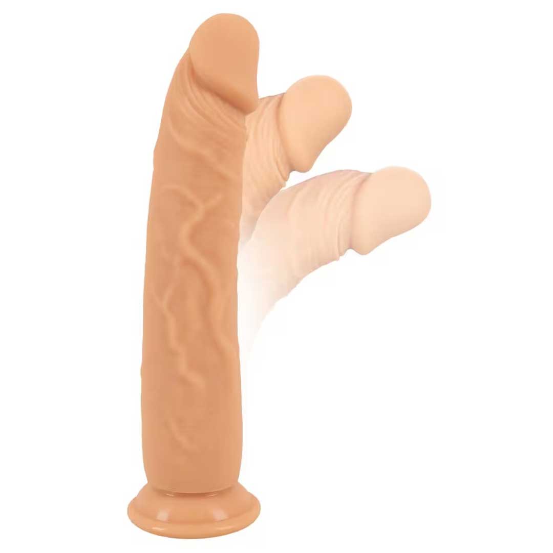 Dildo European Lover Silicone - 21 cm Inserabili Ventuza si Silicon Realist