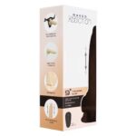 Dildo Impingere Automata - 23 cm Silicon Platina si Telecomanda