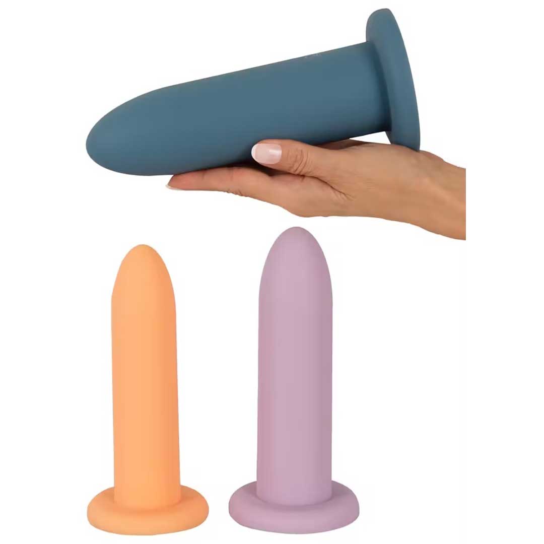 Set Dildo Progresiv You2Toys - 3 Marimi XL Ventuza si 19 cm Adancime