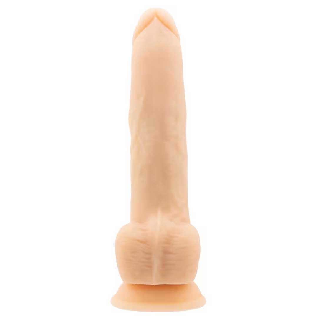 Dildo Impingere Automata - 23 cm Silicon Platina si Telecomanda