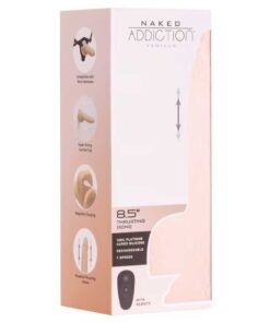 Dildo Thrusting Naked Addiction 8.5 inch - 7 Viteze Telecomanda si Silicone Medical