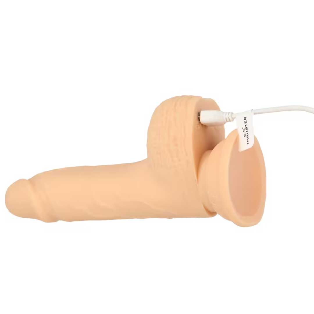 Dildo Thrusting Dong RC 6.5 inch - 7 Viteze de Impingere Telecomanda si Silicon Medical