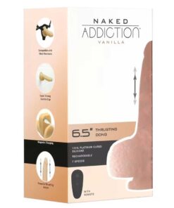 Dildo Thrusting Dong RC 6.5 inch - 7 Viteze de Impingere Telecomanda si Silicon Medical