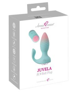 Butt Plug Juvela RC - Stimulare Dubla 10 Moduri de Vibratii si Telecomanda