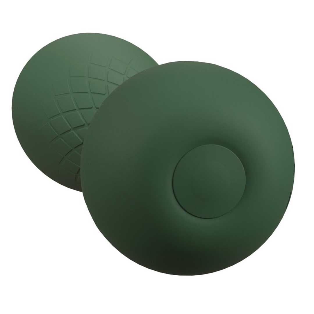 BUTT Plug RC Luxurious Emerald Love - 10 Moduri Vibratii Telecomanda si Detalii Aurii