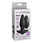 Butt Plug Anal Vibrant Analfantasy - 10 Moduri de Vibratii Telecomanda si Silicon Catifelat