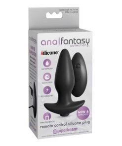 Butt Plug Anal Vibrant Analfantasy - 10 Moduri de Vibratii Telecomanda si Silicon Catifelat