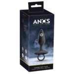 Butt Plug Anal Anos Twisted Design - Flexibilitate si 10 Moduri de Vibratii