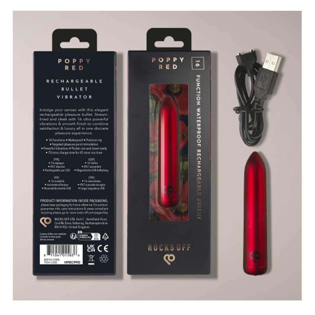 Glont Vibrator Mini - 16 Moduri de Vibratii Reincarcabil si Impermeabil