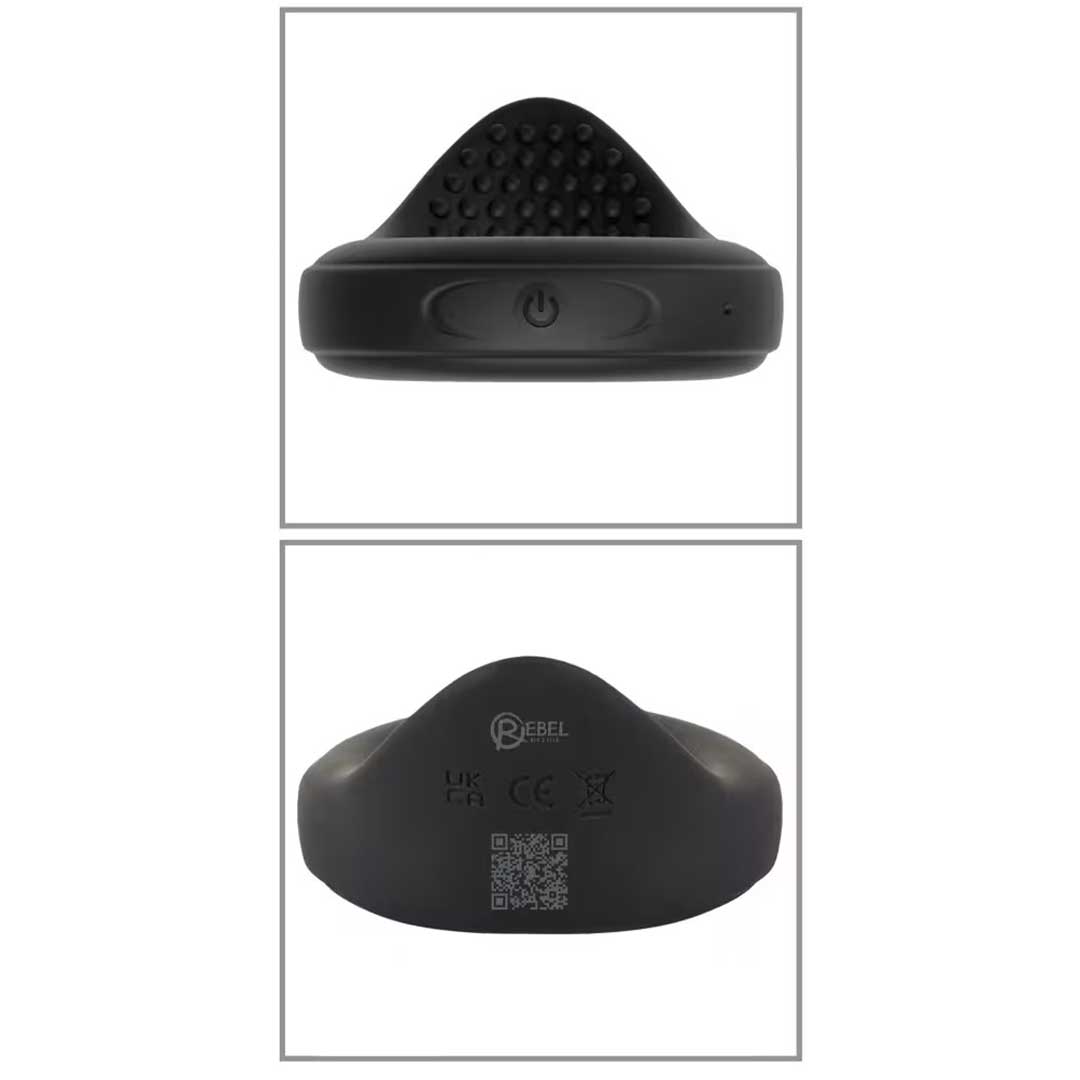 Inel Vibrator Testicule Rebel - Erecție 10 Moduri de Vibrații si Silicon Catifelat